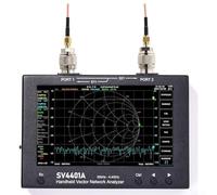 Analizador de red vectorial SV4401A con rango dinámico de 100dB, pantalla táctil de 7 pulgadas y memoria de 8 GB para mediciones avanzadas de RF
