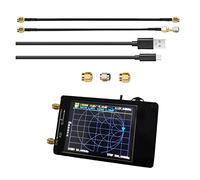 Analizador de Red vectoriales de 2.8 Pulgadas vnano VNA. Soporte 50kHz ~ 900kHz Analizador de Antena (Size : Black)