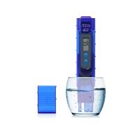 Analizador de TDS para agua, Medidor digital de TDS profesional de 0 a 9990 ppm, comprobador de calidad del agua potable for acuarios, filtros de piscinas, monitor de sólidos disueltos totales Análisi