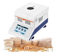 Analizador digital de humedad, medidor de humedad halógeno, control de temperatura de 60 a 160 °C, para polvo, té de hierbas, maíz, agricultura, medicina, 100 g/0,001 g