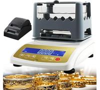 Analizador digital de pureza de oro Densímetro de metales preciosos for pruebas de densidad de quilates de oro plata platino(1200k+printer)