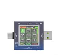 Analizador digital TU13 de la energía del USB para la corriente del voltaje en tiempo real y la supervisión del poder de hasta 54V entrada con la capacidad de detección del protocolo del PD del