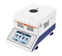 Analizador ElectróNico Humedad, Medidor Humedad AutomáTico Con Calentamiento HalóGeno, 2 Modos Secado, Capacidad 50/100 G, Pantalla TáCtil Led 5.5 Pulgadas, Para Polvos, Granos Y Té(50g/0.005g)