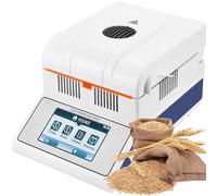 Analizador Humedad Digital Con Calentamiento HalóGeno,Medidor ElectróNico Humedad,2 Modos Secado,Capacidad 50/100 G,Pantalla TáCtil Led 5.5 Pulgadas,Para Polvo, Grano Y Té(100g/0.002g)