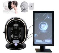 Analizador Inteligente De Piel, 8 Tipos De Análisis Espectral, 20 Indicadores De Detección, Admite La Gestión De Clientes Y Recomendaciones De Productos Para El Cuidado De La Piel Black-21.5in