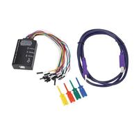 Analizador lógico de 16 canales Alta velocidad USB USB Logic Analyzer Dispositivo con velocidad de muestreo de 100m para ingenieros electrónicos y desarrolladores Material ABS