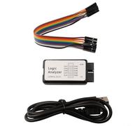 Analizador lógico USB 24MHz probador de señal digital de 8 canales, muestreo de alta velocidad para análisis preciso de forma de onda para WIN7/XP/Linux