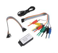 Analizador lógico USB 24Msps 8 canales para depuración ARM FPGA, voltaje amplio 0-5V, para decodificador de protocolo spi IIC UART con análisis personalizado para herramientas de desarrollo integradas