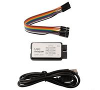 Analizador lógico USB, herramienta de depuración de 8 canales de 24 MHz, para pruebas de microcontrolador ARM FPGA