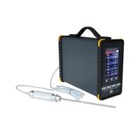 Analizador multigas Resistente al Calor, Detector de Gases combustión 16 en 1 con sonda Larga deshumidificación Monitora de Taller(H2S:0-100PPM 0-1000PPM)