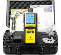 Analizador Profesional de Gases de Combustión | HVAC, combustión y Gases de Escape | CO, O2, COAF y EA | Filtros y sonda | Certificado de Calibración EU y USA