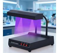 Analizador Ultravioleta Portátil, Lámpara De Detección UV De Escritorio, Longitud De Onda 254 Nm/365 Nm, Tamaño Del Filtro UV 50 * 200 Mm, Con Luces De Matriz De Puntos, Para Investigación Científica