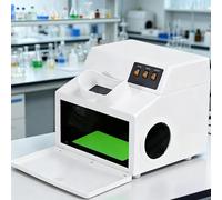 Analizador UV de 254 nm/365 nm detector de fluorescencia de laboratorio con filtro de 150 x 50 mm para pruebas de productos, función de matriz de puntos y luz ultravioleta