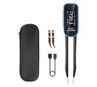Analizadores de componentes digitales, opción de 7 formas de onda, escaneo automático de frecuencia, modo bilingüe, probador recargable, probador de pinzas