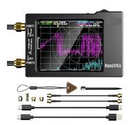 Analizadores de espectro, Analizador de red vectorial Nanovna-H, HW3.6 mejorado, 10 KHz-1,5 GHz, MF, HF, VHF, UHF, VNA