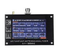 Analizadores de espectro, Analizador y medidor de antena SWR ANT HF/VHF/UHF con pantalla táctil LCD de 4,3 pulgadas, 0,1-1300 MHz
