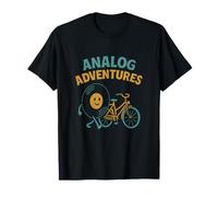 Analog Adventures - Gráfico Retro de Vinilo para Camiseta