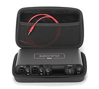Analog Cases Funda Glide para Motu M2 o M4, Funda Protectora Premium (Ajuste, Cremallera Integral, Compartimento para Cables), Negro