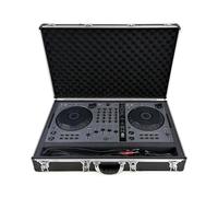 Analog Cases Funda Unison para Pioneer DDJ-FLX6 (Funda de Transporte Robusta, asa ergonómica, con Espuma, diseño de Aluminio Ligero y protección Elegante), Negra