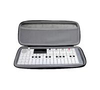 Analog Cases Glide Case para el Sintetizador OP-1 de Teenage Engineering o Similar (Estuche de Transporte/Bolsa de Cuero de imitación Impermeable, con asa de Goma Robusta), Negro