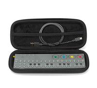 Analog Cases Glide Case para Teenage Engineering OP-Z o sintetizadores comparables (Estuche de Transporte/Bolsa de Cuero de imitación Impermeable, con asa de Goma Robusta), Negro