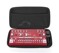 Analog Cases Pulse Case para Behringer TD-3 o Crave o sintetizadores comparables (Estuche de Transporte Hecho de EVA/Nylon Moldeado Duradero, asa cómoda, Bolsillo de Malla Integrado), Negro