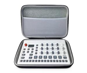 Analog Cases Pulse Case para muestras del Modelo Elektron o una Caja de Tambor comparable (Estuche de Transporte Hecho de EVA/Nylon Moldeado Duradero, con un asa espaciosa y cómoda), Negro