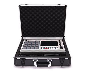 Analog Cases Unison Case para Akai MPC Live 2 y MPC Live (Estuche de Transporte, protección de Esquina de Aluminio, Tapa Acolchada con asa, Compartimentos de Almacenamiento de Cables), Negro