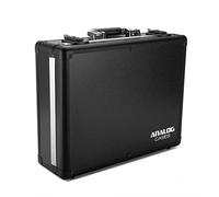 Analog Cases Unison Case para Akai MPC One y comparable Groovebox (Estuche de Transporte, protección de Esquina de Aluminio, Tapa Acolchada con asa, Compartimentos de Almacenamiento de Cables), Negro