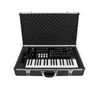 Analog Cases Unison Case para Korg Wavestate (maletín de Transporte, protección de Las Esquinas de Aluminio, Tapa Acolchada con asa, Compartimentos de Almacenamiento de Cables), Negro
