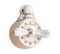 Analog Countdown Timer - Reloj de cocina manual inoxidable | Magnetic No Battery Visual Tool for Cooking Baking, Loud Alarm for Home Office Classroom, Precise Gadget for Kids Adults Teachers