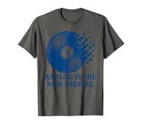 Analog es la Nueva música Digital de Vinilo Camiseta