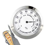 Analog Hygrometer and Hydrometer - Temperature Humidity Meter for Home Office Greenhouse Wine Cellar | Compact, Accurate, Easy to Read Environmental Monitoring Tool 1.46x1.46x0.31 in