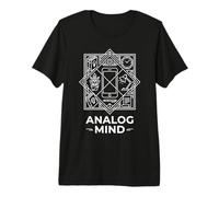 Analog Mind Digital Detox Unplugged Gráfico sin conexión Camiseta Premium