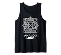 Analog Mind Digital Detox Unplugged Gráfico sin conexión Camiseta sin Mangas