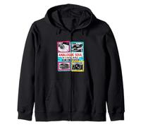 Analog Soul Retro Vintage Casete Vinilo Cámara Estética Sudadera con Capucha