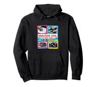 Analog Soul Retro Vintage Casete Vinilo Cámara Estética Sudadera con Capucha