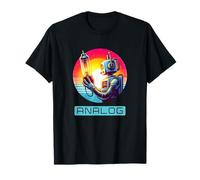 Analógico Camisa Tubo de Vacío Amp Vintage Retro 80's 90's Analógico Camiseta