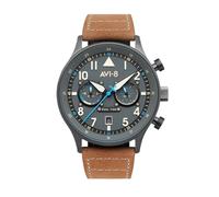 Analógico Modelo AVI-8 AV-4088-04 Carey Dual Time 44mm 5ATM. Marca Wristwatch