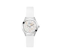 Guess Reloj de mujer Analógico Pearl GW0381L1 Silicona Blanco Swarovski