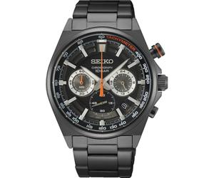 Analógico Modelo Neo Sports Cuarzo Crono IP Negro. Marca Seiko