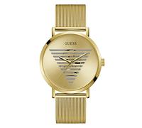 Guess Reloj analógico Idol GW0502G1 Hombre Acero inoxidable Mesh dorado 44 mm 3 ATM
