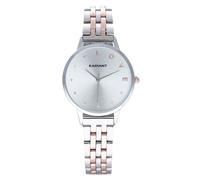 Radiant - Colección Sri Lanka - Reloj analógico de Cuarzo. Reloj de Pulsera para Mujer. Reloj de Brazalete con Esfera platedada y Correa de Acero Inoxidable. Tamaño 33,5mm. 3ATM.