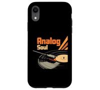 Analógico Soul Music Retro Sound Vinyl Record Lover Carcasa para iPhone XR