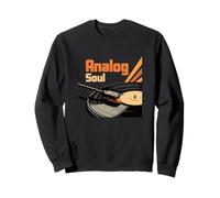 Analógico Soul Music Retro Sound Vinyl Record Lover Sudadera