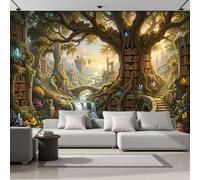 ANALTIRCE Papel Pintado Cuentos Hadas Plantas 500An×350Al cm