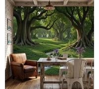 ANALTIRCE Papel Tapiz Fotográfico 3D Un Bosque Tranquilo