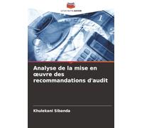 Analyse de la mise en œuvre des recommandations d'audit