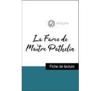 Analyse De Lœuvre : La Farce De Maître Pathelin (résumé Et Fiche De Le