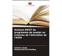 Analyse SWOT du programme de master en sciences de l'éducation de l'AIOU